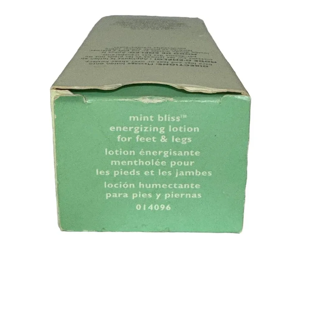 Mary Kay Private Spa Mint Bliss Energizing Lotion For Feet and Legs 3 FL OZ New